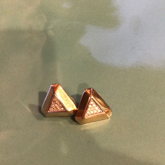 Beautiful Dior Rhinestone, pierced earrings. - Picture 1 of 3